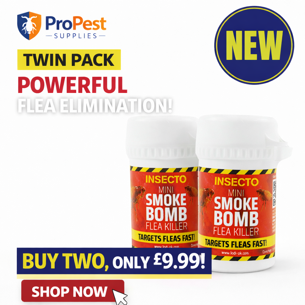 2 x Mini Smoke Bomb, Flea, Bed Bug, Killer. 3.5g